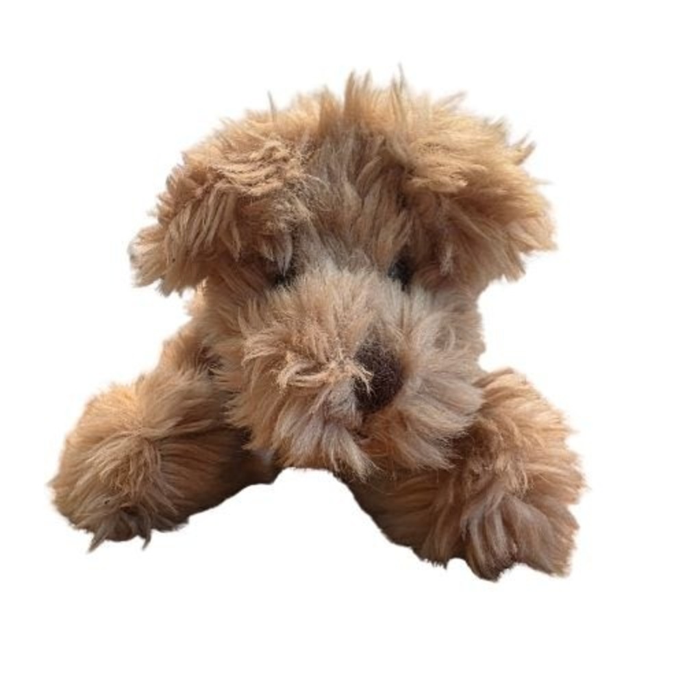 Vintage 90s Berkeley Shaggy Puppy Dog 8" Plush Stuffed Animal Scruffy Terrier
